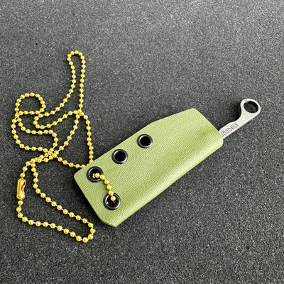 KA Custom - Damasteel Dr. Bird Trout - One-off Fixed blade (Small, green)
