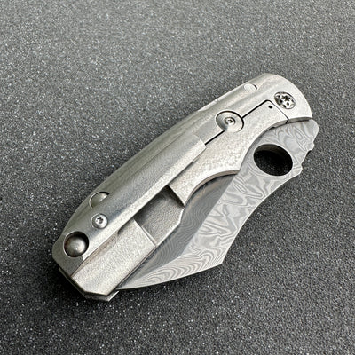 KA Custom Hawthorne Damasteel Framelock