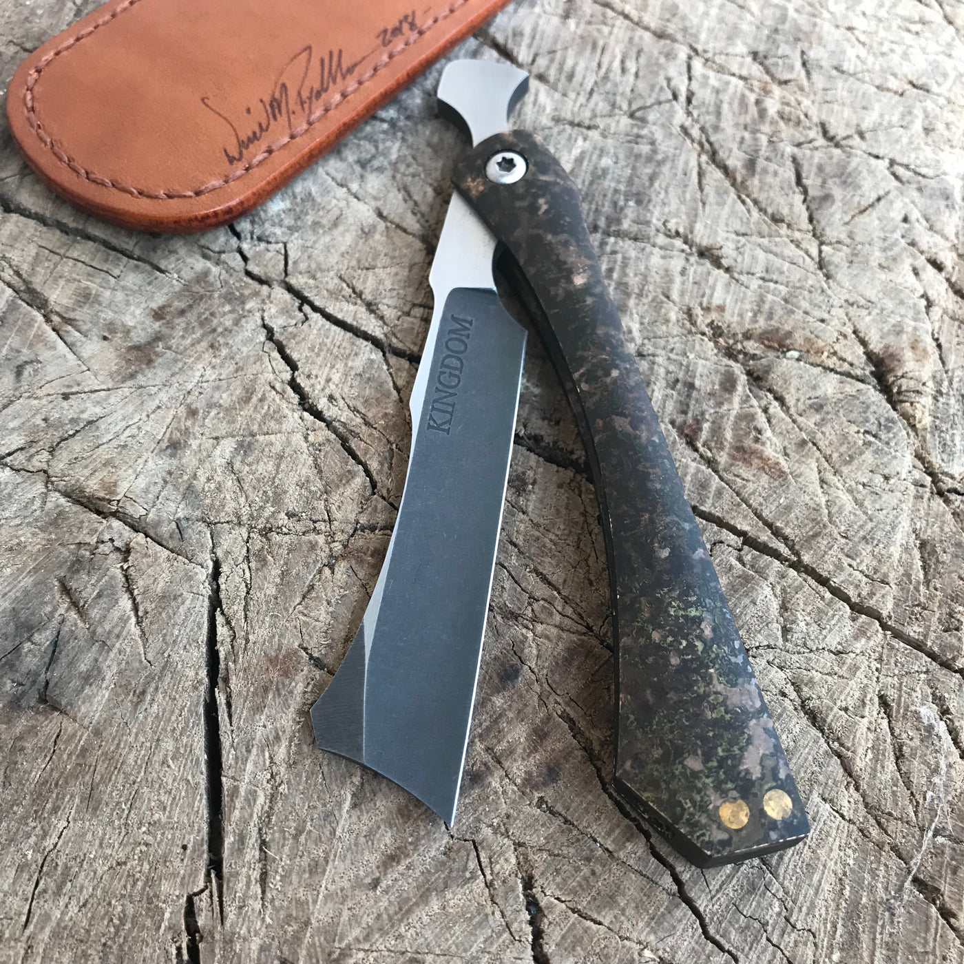 KA Custom - Bronze frame Barker variant - the Butcher's Razor