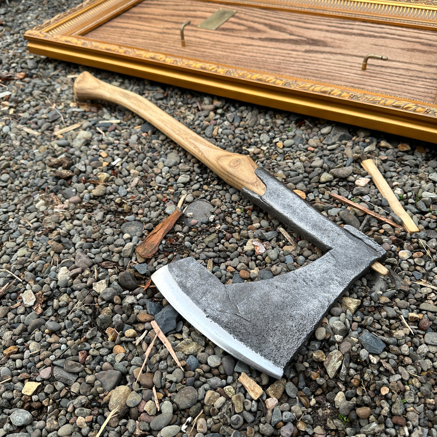 KA Heritage Ancient - Late 1700's Scandinavian hand forged Hewing Axe