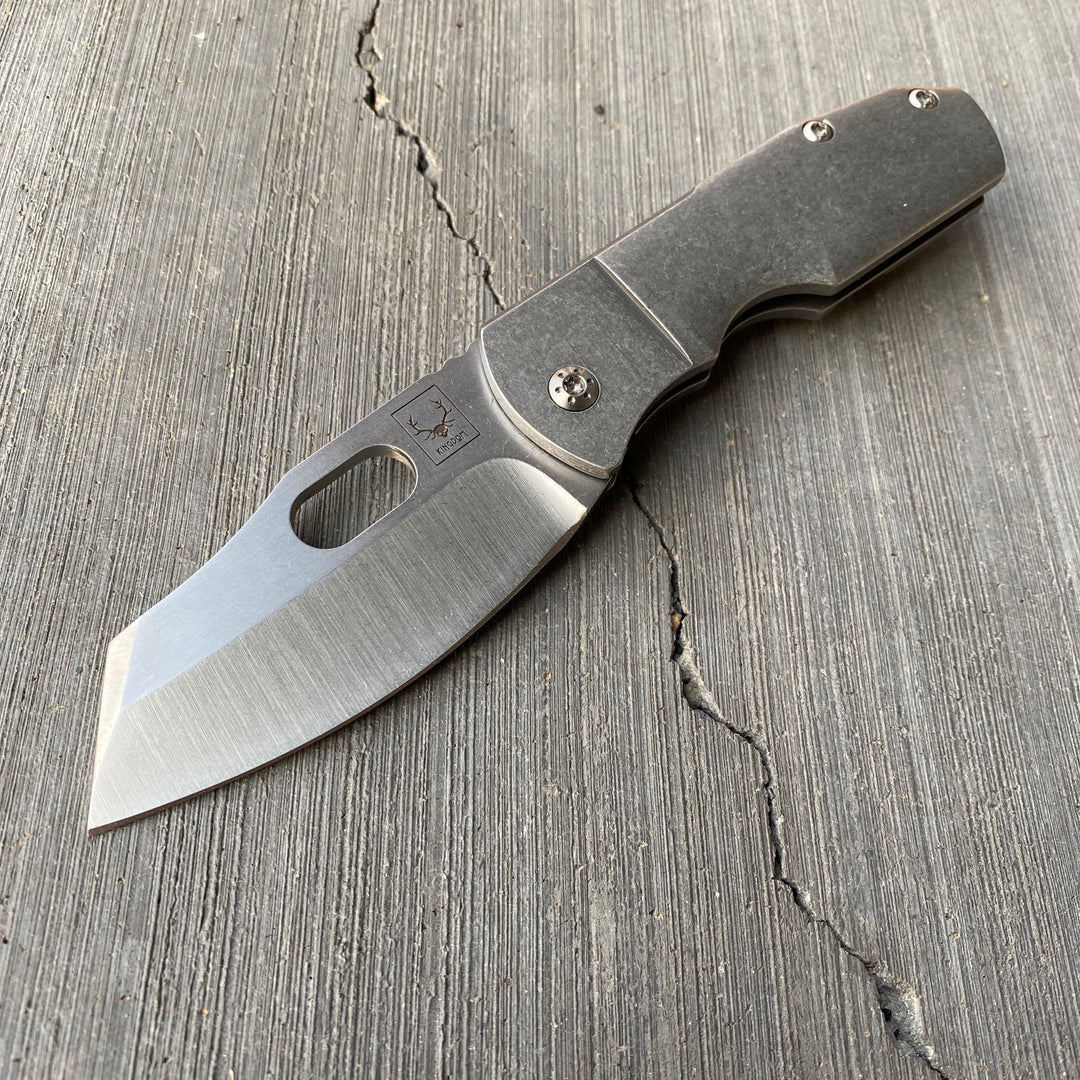 Kingdom Armory Bench Series Rogue Framelock - Mid-Tech Satin Stonewash