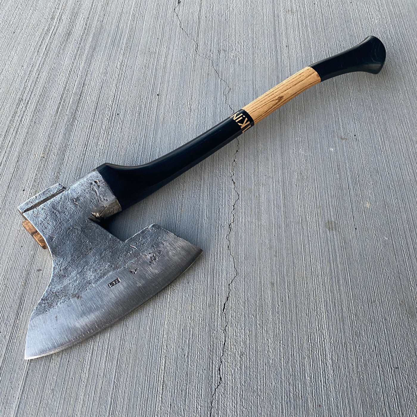 Hand-Forged Swedish Hewing Axe - 19th Century