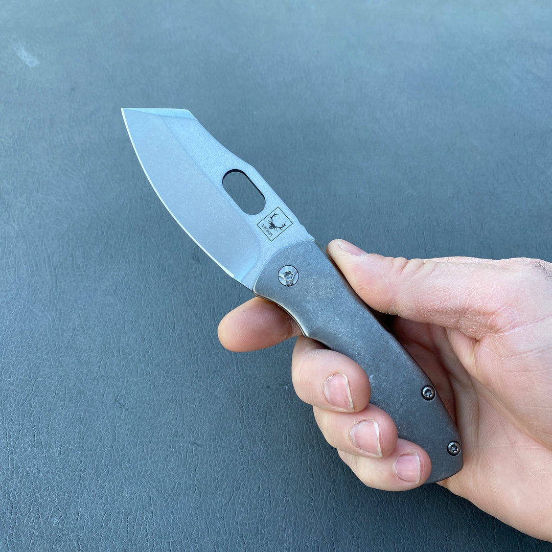 Kingdom Armory Bench Series Framelock Rogue - Gen 2 - Satin Stonewash