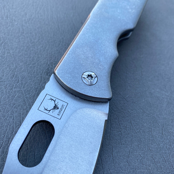 Kingdom Armory Bench Series Framelock Rogue - Gen 2 - Satin Stonewash