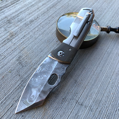 KA Custom Heavy Etch & Polished Damascus Rogue