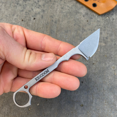 KA Custom - Dr. Bird Trout - One-off Fixed blade (Medium, Cognac)