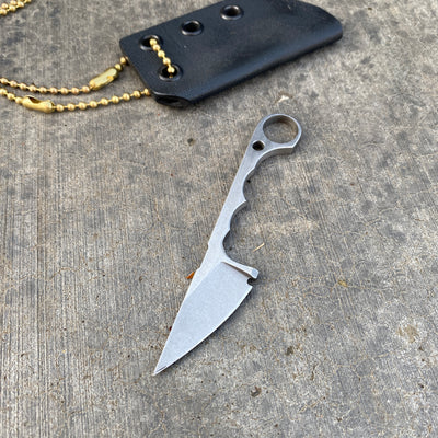 KA Custom - Dr. Bird Trout - One-Off Fixed Blade (Small, Black)